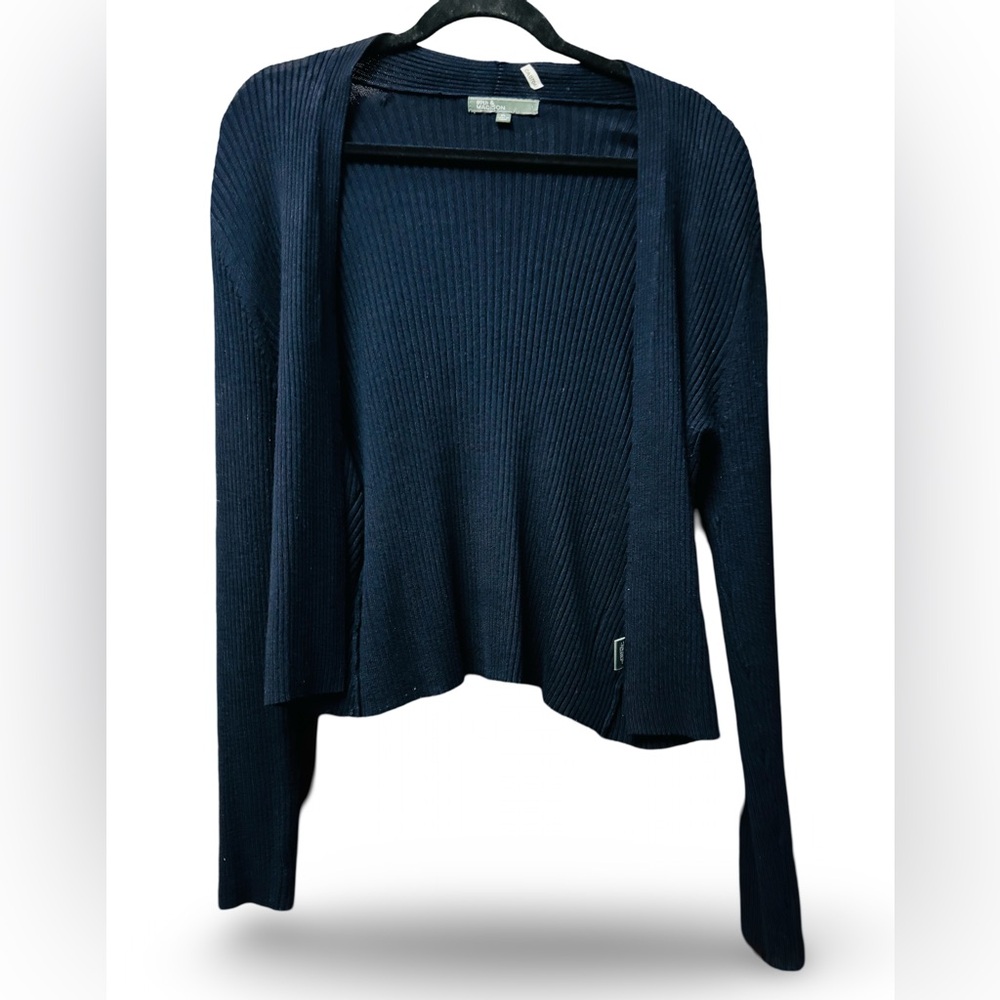 Black Ribbed Knit Shrug - XLG